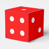 Craps Dice -  doos Bedankdoosjes (Achterkant)
