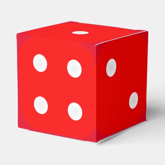 Craps Dice -  doos Bedankdoosjes (Achterkant)
