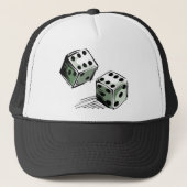 Craps Dice High Roller Gambling Trucker Pet (Voorkant)