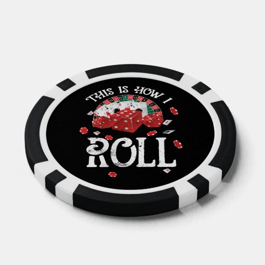 Craps Dit is hoe ik rol Poker Chips (Enkel)
