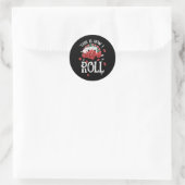 Craps Dit is hoe ik rol Ronde Sticker (Tas)