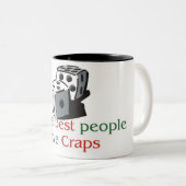 Craps Lover's mok met twee toonhoogten (Voorkant rechts)