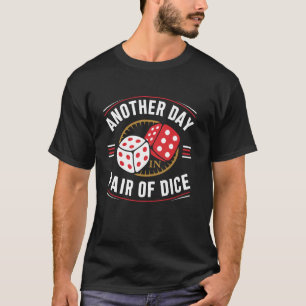 Craps speler dobbelspel gokken gokker casino t-shirt