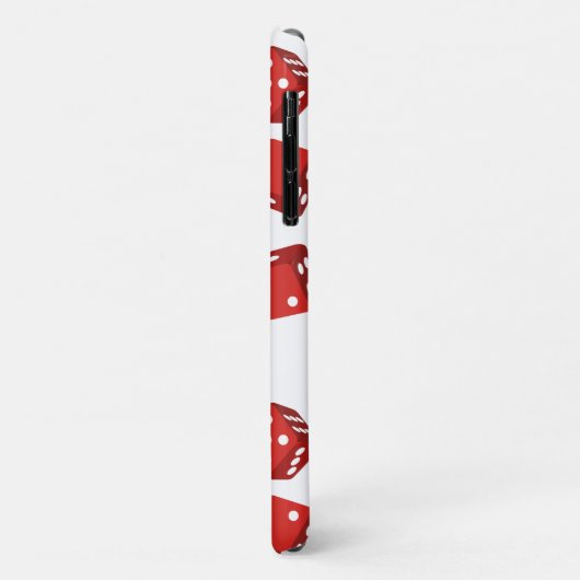 Craps speler Rode dobbelstenen Case-Mate iPhone Case (Achterkant/links)