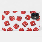 Craps speler Rode dobbelstenen Case-Mate iPhone Case (Achterkant (horizontaal))