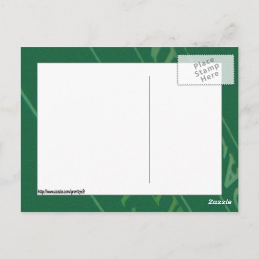 Craps-tabel met Las Vegas-ijs Briefkaart (Achterkant)