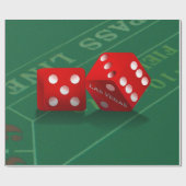 Craps-tabel met Las Vegas-ijs Cadeaupapier (Vlak)