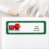 Craps-tabel met Las Vegas-ijs Etiket (Insitu)