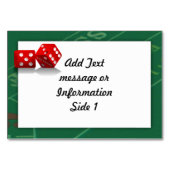 Craps-tabel met Las Vegas-ijs Kaart (Voorkant)