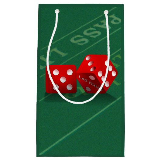Craps-tabel met Las Vegas-ijs Klein Cadeauzakje (Voorkant)