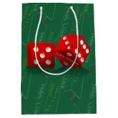 Craps-tabel met Las Vegas-ijs Medium Cadeauzakje (Voorkant)
