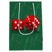 Craps-tabel met Las Vegas-ijs Medium Cadeauzakje (Achterkant)