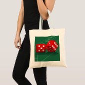 Craps-tabel met Las Vegas-ijs Tote Bag (Voorkant (product))