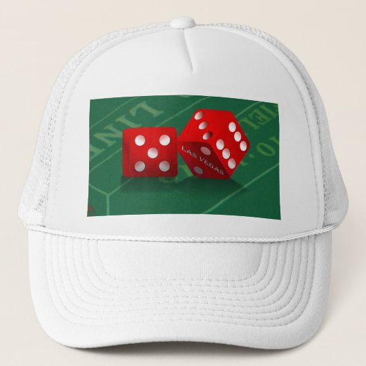 Craps-tabel met Las Vegas-ijs Trucker Pet (Voorkant)