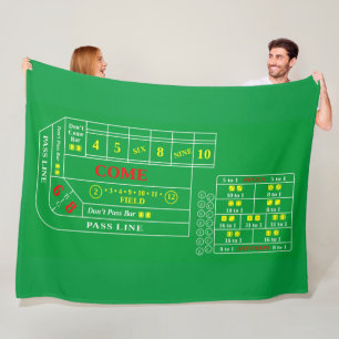 Crapt de Blanket van de Lijst met het Volledige On Fleece Deken