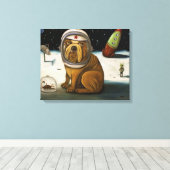 Crash 2 canvas afdruk (Insitu (Houten vloer))