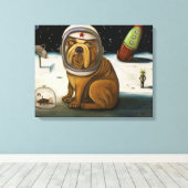 Crash 2 canvas afdruk (Insitu (Houten vloer))