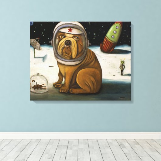 Crash 2 canvas afdruk (Insitu (Houten vloer))