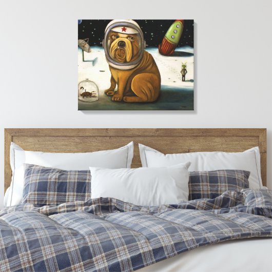 Crash 2 canvas afdruk (Insitu (Slaapkamer))