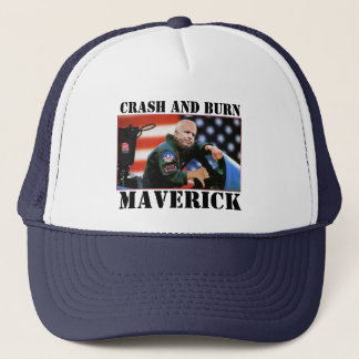 Crash and burn, Maverick Trucker Hat Trucker Pet
