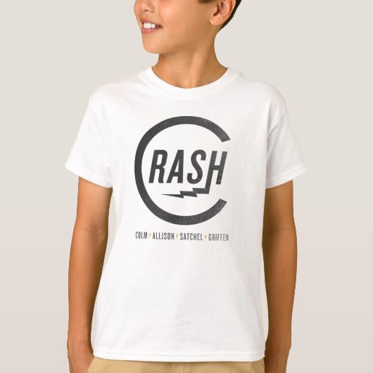 Crash Boys T-shirt - zwart (Voorkant)