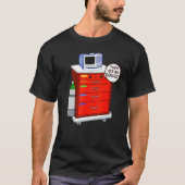 crash cart rrrt snelle respons icu verpleegster t-shirt (Voorkant)
