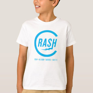 Crash - cyaan logo t-shirt