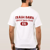 Crash Davis School of Sports Cliches T-shirt (Achterkant)
