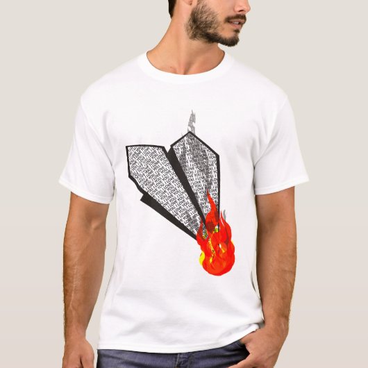 Crash en Burn T-shirt (Voorkant)