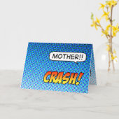 Crash. Moederdagkaart Kaart (Gele Bloem)