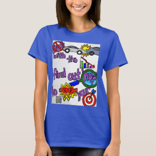 Crash niet met de markt, RAAK je doel T-shirt