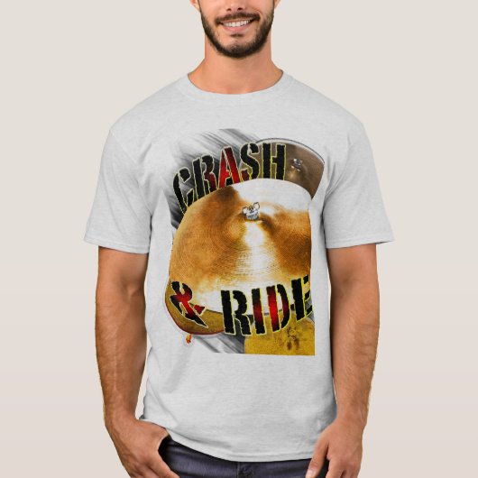 Crash & Ride T-shirt (Voorkant)
