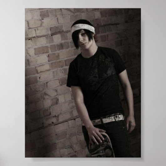 Crash Romeo Schaats Poster (Voorkant)