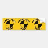 Crash Test Dummy Bumpersticker (Voorkant)