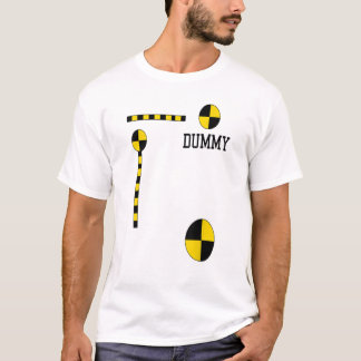 Crash Test Dummy Costume for Halloween T-shirt