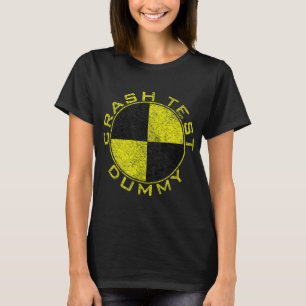 CRASH TEST DUMMY COSTUME PRETEND I'M A CRASH TEST T-SHIRT