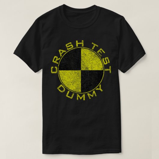 CRASH TEST DUMMY COSTUME PRETEND I'M A CRASH TEST  T-SHIRT (Design voorkant)