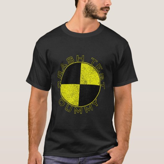 Crash test dummy doen alsof ik een crash test dumm t-shirt (Voorkant)