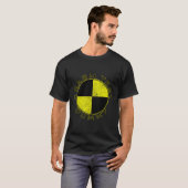 Crash test dummy doen alsof ik een crash test dumm t-shirt (Voorkant volledig)