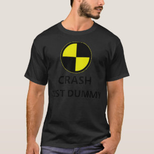 Crash Test Dummy Easy Last Minute Funny Halloween T-shirt