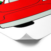 Crash Test Dummy en autooplading Poster (Hoek)