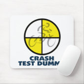 CRASH TEST DUMMY - fiets Muismat (Met muis)