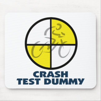 CRASH TEST DUMMY - fiets Muismat