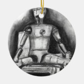 Crash Test Dummy Keramisch Ornament (Voorkant)