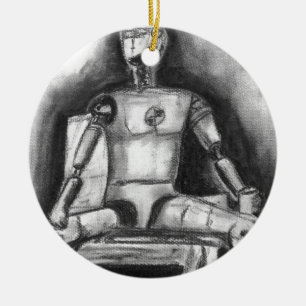 Crash Test Dummy Keramisch Ornament