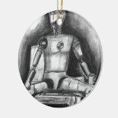 Crash Test Dummy Keramisch Ornament (Links)