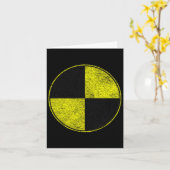 Crash Test Dummy Kostuum Doe alsof ik een crash-te Kaart (Gele Bloem)