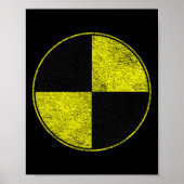 Crash Test Dummy kostuum doen alsof ik een crashte Poster (Voorkant)