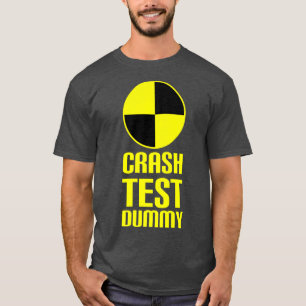 Crash Test Dummy Last Minute Costume Funny Brawe T-shirt