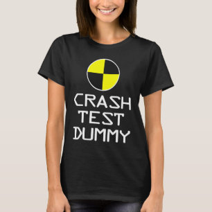 Crash Test Dummy Last Minute Costume Halloween T-shirt